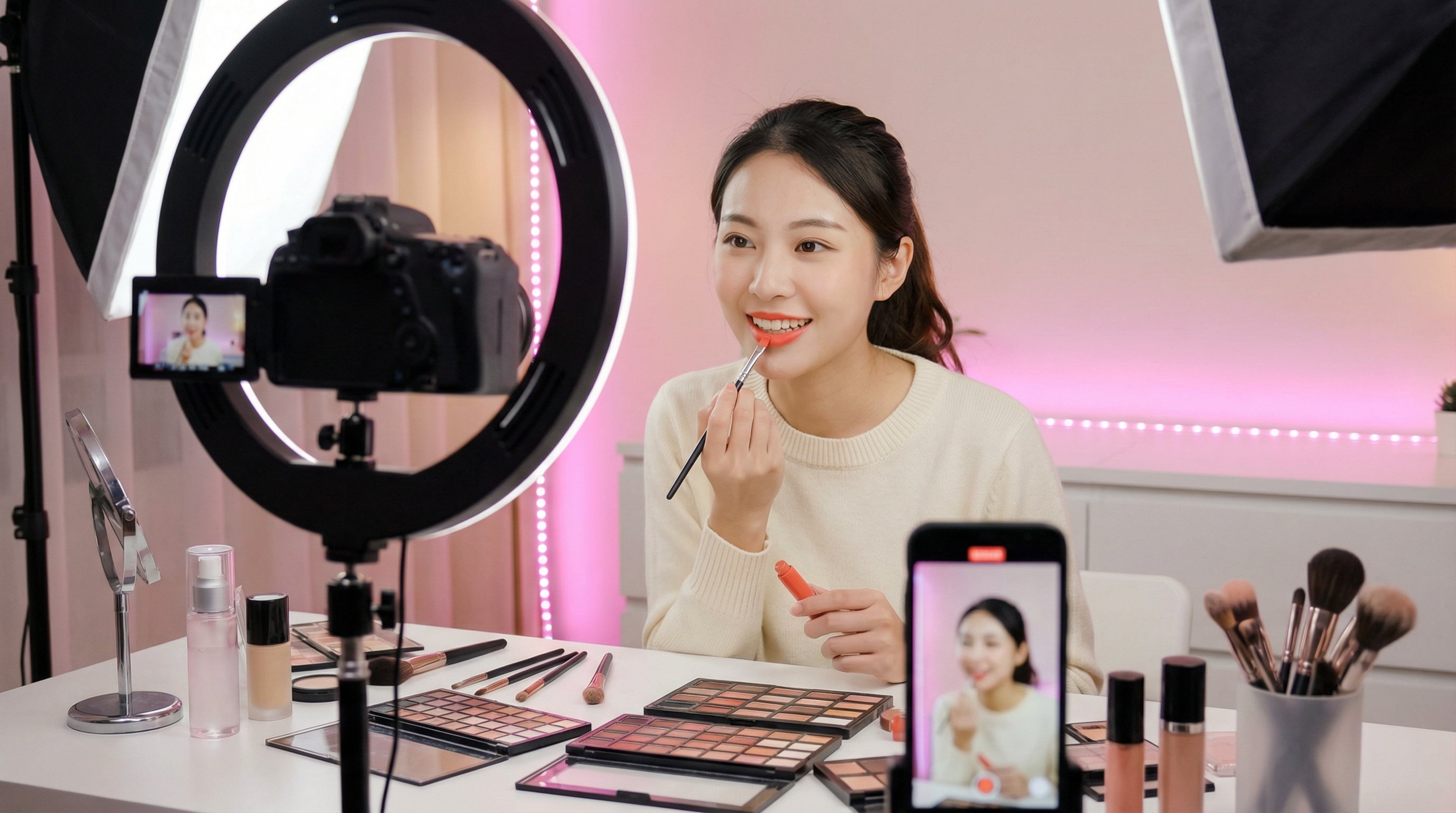 母狗视频：美妆教程视频演示